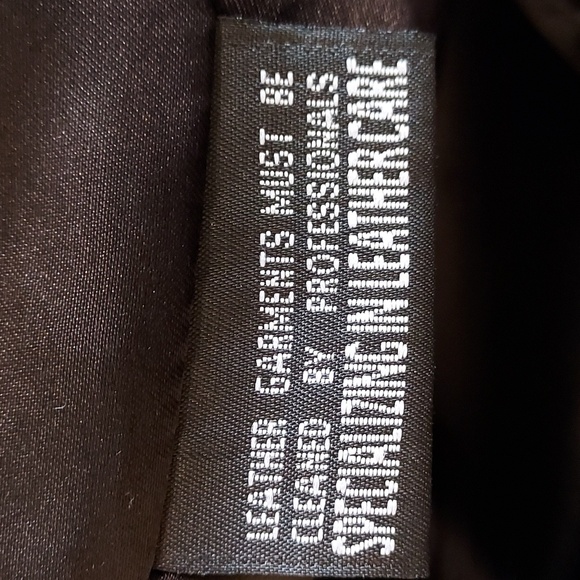 Women's Whet Blu Soft Supple Leather Black Trench Coat Size Medium - Picture 7 of 9